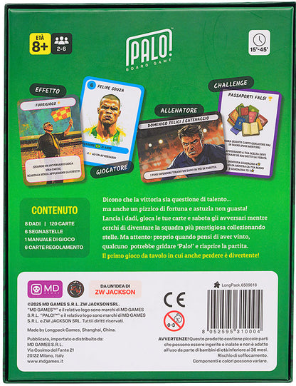 PALO! Gioco Da Tavolo Calcio Soccer Game Nuova Ed. Italiana Board Game