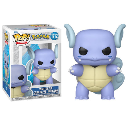Funko Pop ! Games Pokemon - (1212) Wartortle Figure Evo Squirtle 9cm (Preorder)
