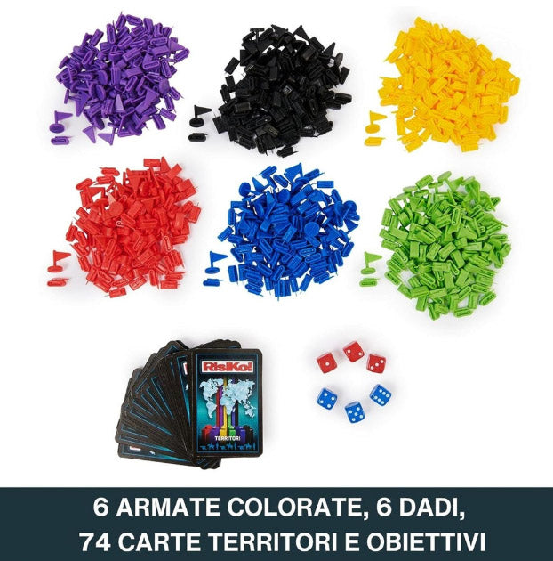 Risiko! V2 Gioco Da Tavolo Ita (Nuova Versione) Gioco Di Società/ Strategia