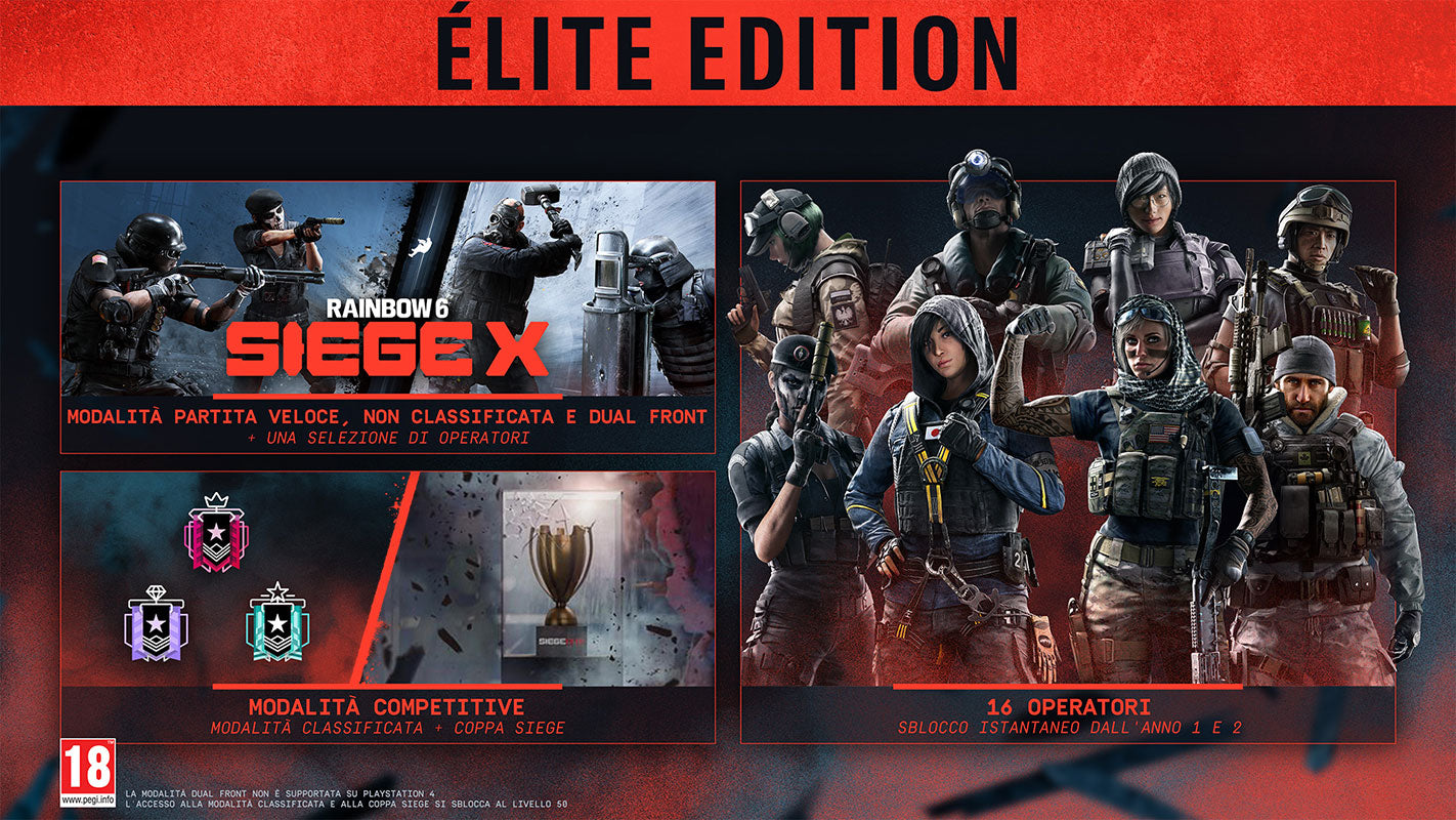 Tom Clancy's Rainbow Six Siege X Elite Edition Xbox Serie X / One Italiano