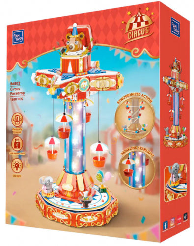 Pantasy 86003 Retro Collection Giostra Paracadute del Circo Set Costruzioni 1680pcs