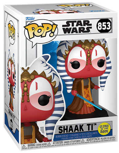 Funko Pop! Star Wars Animation - (853) Shaak Ti Glow Figure 9cm - Clone Wars Vinyl