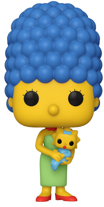 Funko Pop ! Tv The Simpsons - (1738) Marge W/ Maggie Figure 9cm