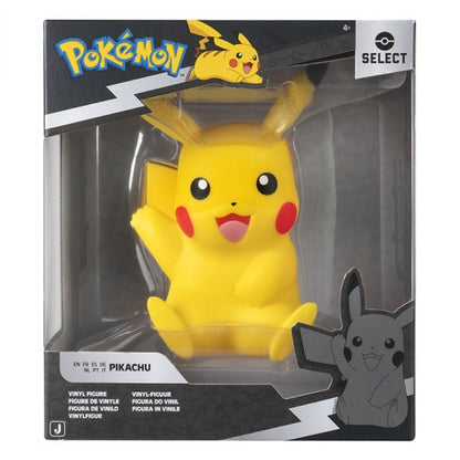 Jazwares - Pokemon Select (Pikachu)  - Vinyl Action Figure Statuetta 12 Cm in Vinile da Collezione - Serie 14