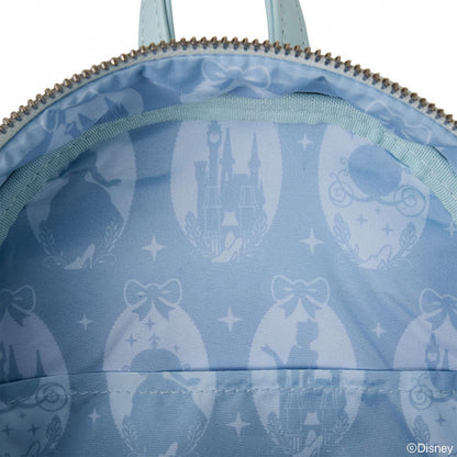 Funko Loungefly Zaino Disney Cenerentola Light Blue Mini Backpack
