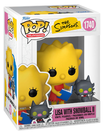 Funko Pop ! Tv The Simpsons - (1740) Lisa W/ Snowball Figure Vinyl 9cm