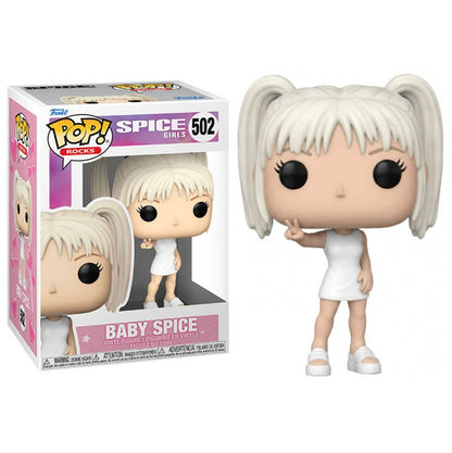 Funko Pop ! Rocks - Spice Girls (502) Baby Spice (Wannabe) Figure Emma 9cm