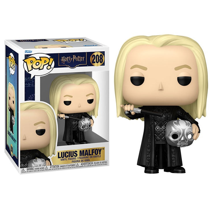 Funko Pop ! Harry Potter - (208) Lucius Malfoy Death Mask Figure Vinyl 9cm (Preorder)