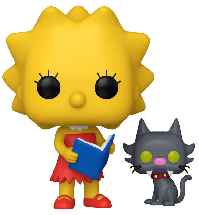 Funko Pop ! Tv The Simpsons - (1740) Lisa W/ Snowball Figure Vinyl 9cm