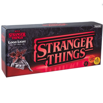 Paladone Lampada Ufficiale Stranger Things Logo Light V2 Led Pulse 31Cm