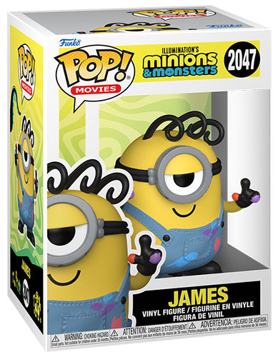 Funko Pop ! Movies Minions & Monsters - (2047) James Figure Vinyl 9cm
