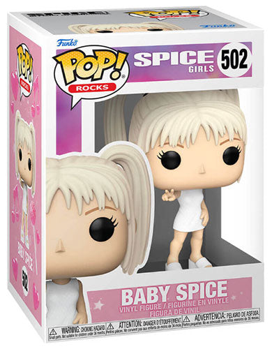 Funko Pop ! Rocks - Spice Girls (502) Baby Spice (Wannabe) Figure Emma 9cm