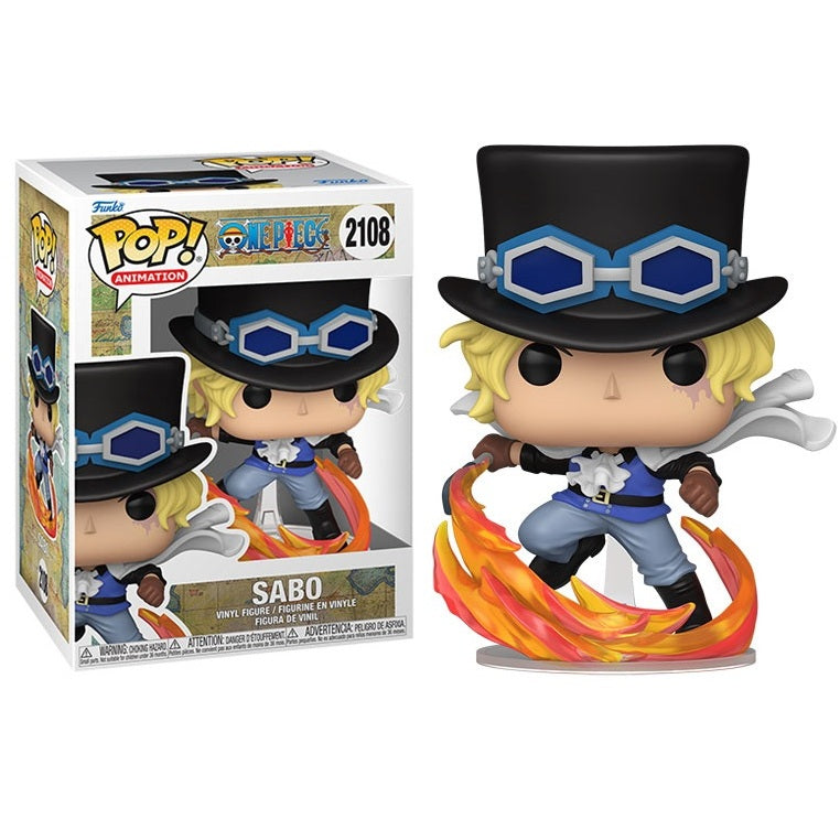 Funko Pop ! Animation One Piece - (2108) Sabo Attacking w/Pipe Figure 9cm