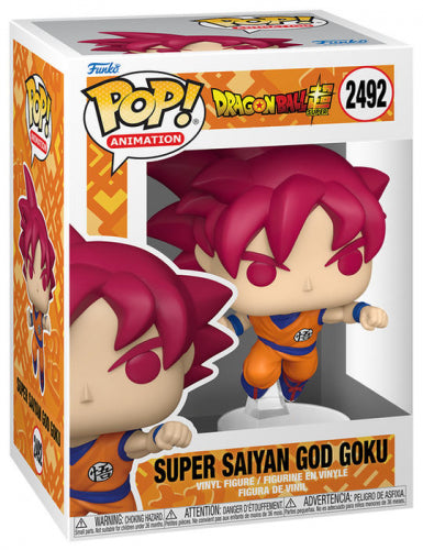 Funko Pop ! Animation Dragon Ball Super - (2492) Super Saiyan God Goku (Punch)
