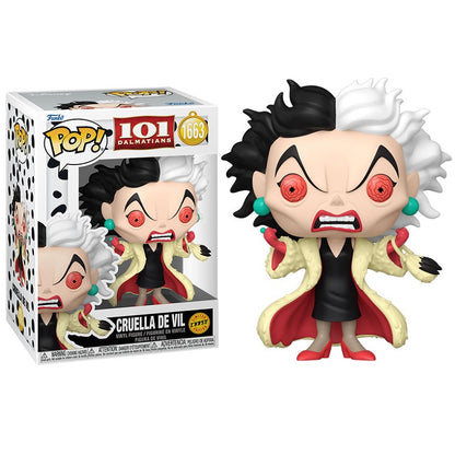 Funko Pop ! Disney La Carica dei 101 - (1663) Crudelia De Mon (CHASE) Cruella