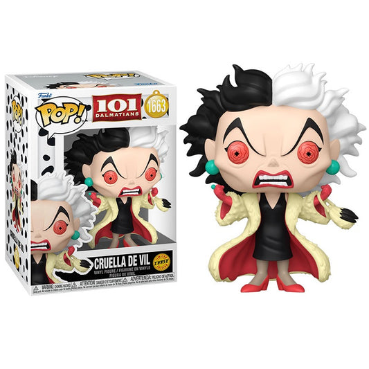 Funko Pop ! Disney La Carica dei 101 - (1663) Crudelia De Mon (CHASE) Cruella