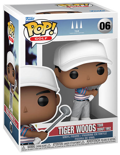 Funko Pop ! Golf - (06) Tiger Woods (Tour Debut 1992) Figure Vinyl 9Cm