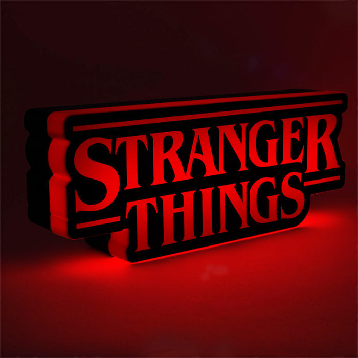 Paladone Lampada Ufficiale Stranger Things Logo Light V2 Led Pulse 31Cm