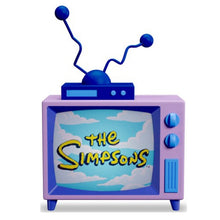 Lampada The Simpsons TV Gadget Room - Logo LED Televisore Simpson Light