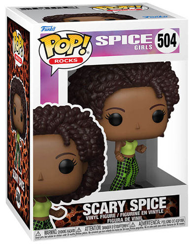 Funko Pop ! Rocks - Spice Girls (504) Scary Spice (Wannabe) Figure Melanie Brown - (Mel B)