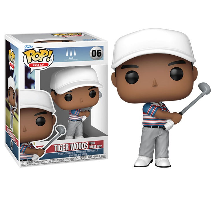 Funko Pop ! Golf - (06) Tiger Woods (Tour Debut 1992) Figure Vinyl 9Cm
