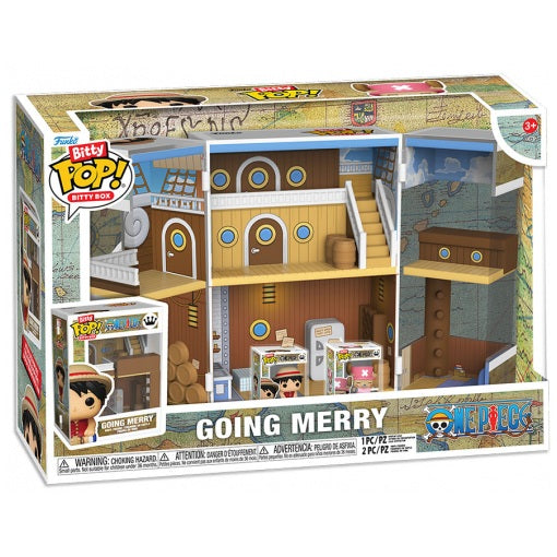 Funko Bitty Pop ! Bitty Box - One Piece Going Merry Figure Luffy And Chopper Playset