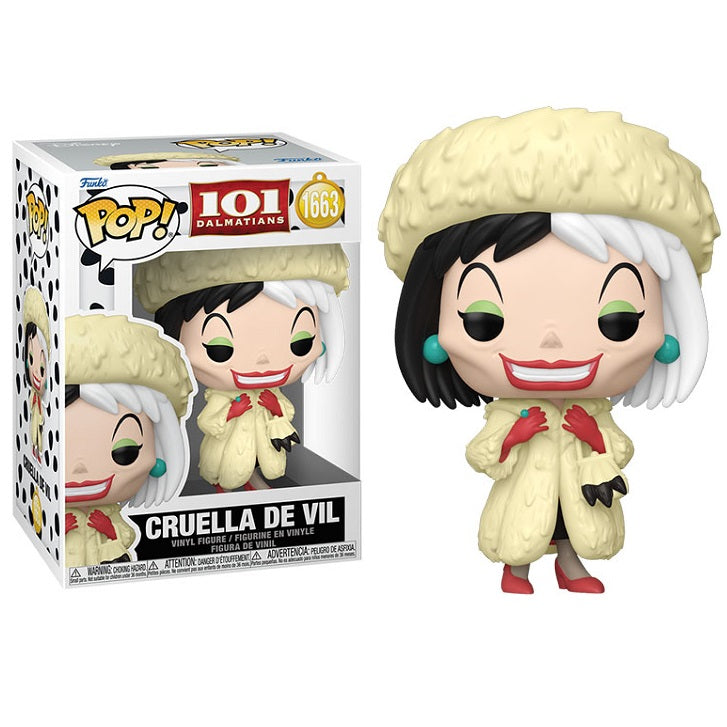 Funko Pop ! Disney La Carica dei 101 - (1663) Crudelia De Mon Figure Cruella 9cm