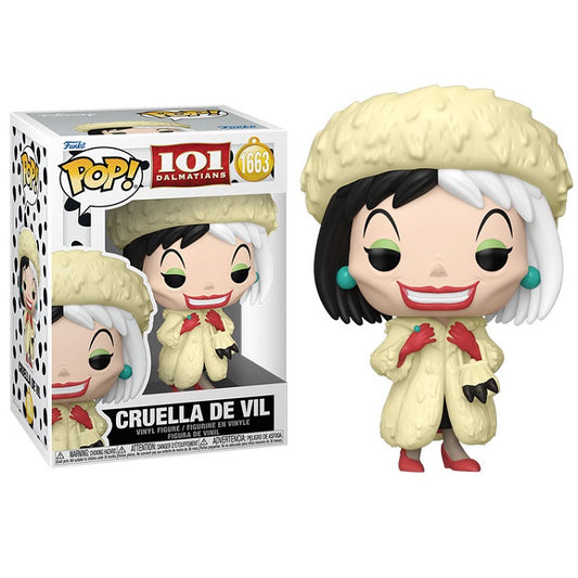 Funko Pop ! Disney La Carica dei 101 - (1663) Crudelia De Mon Figure Cruella 9cm