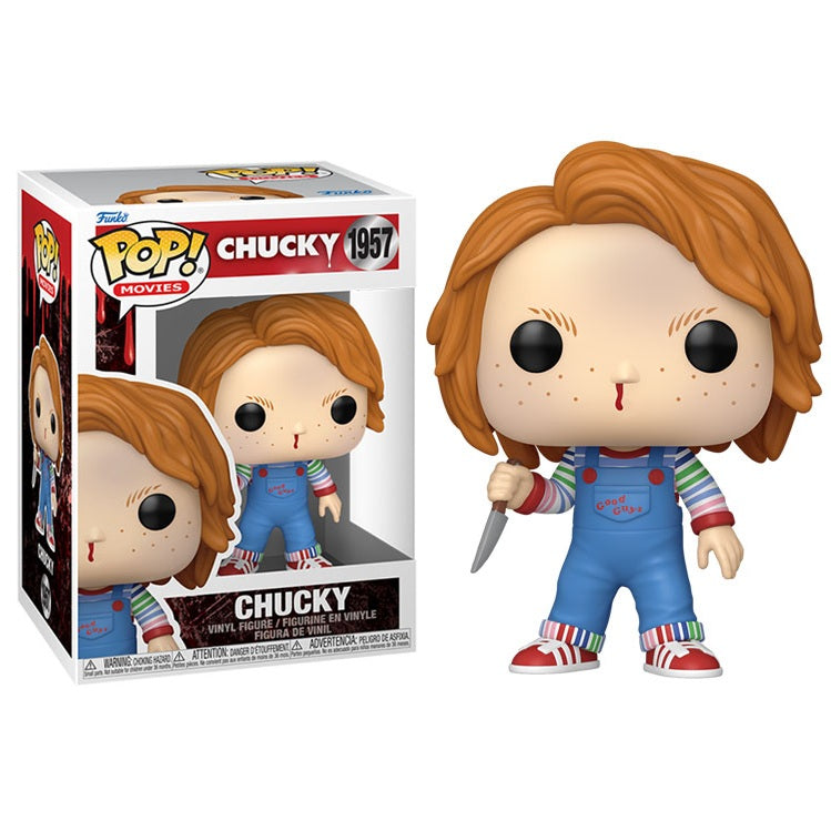 Funko Pop ! Movies Chucky - (1957) Chucky (Bloody Nose) Figure Horror 9Cm