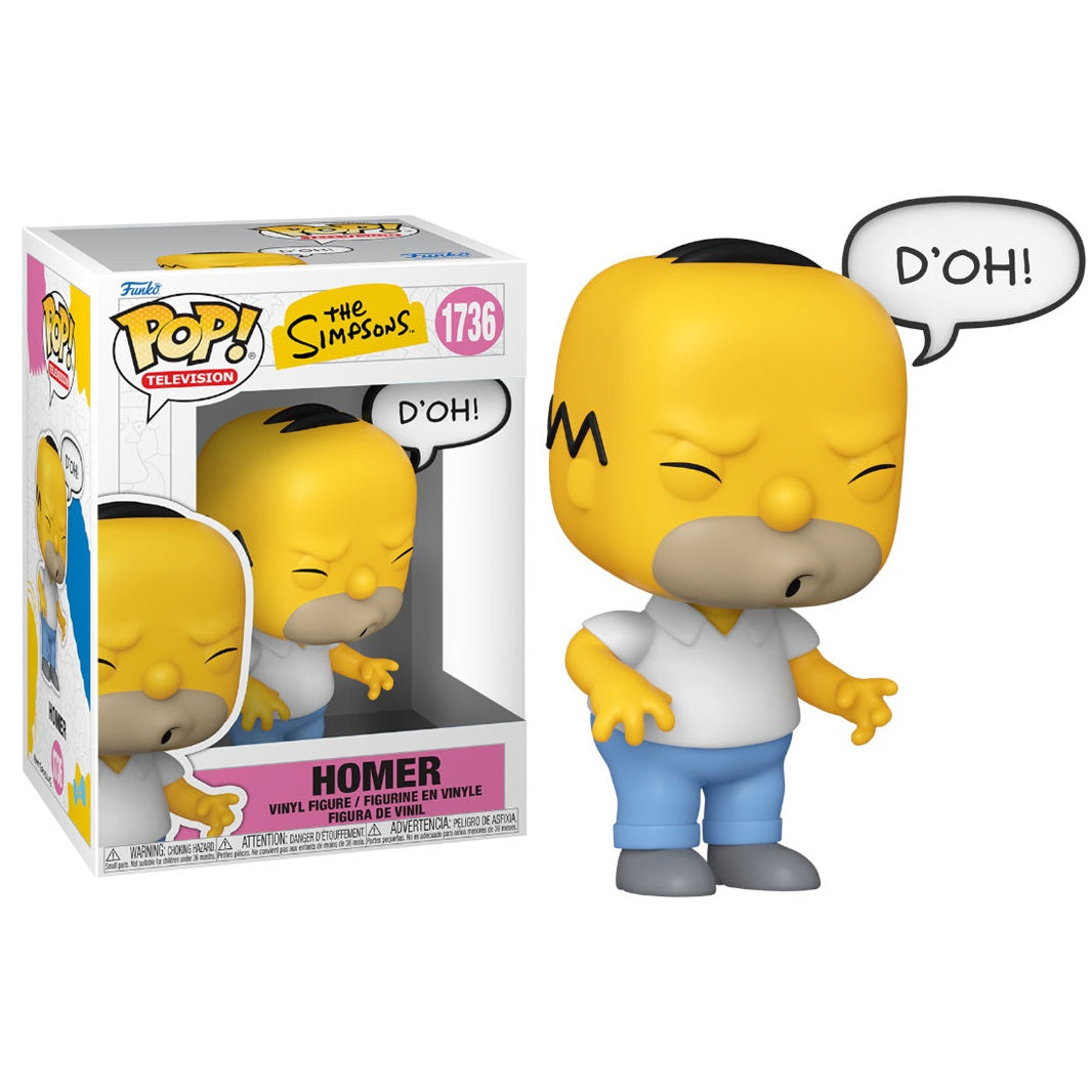 Funko Pop ! Tv The Simpsons - (1736) Homer (D'OH!) Figure Vinyl 9cm