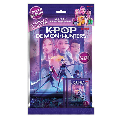 Panini Stickers KPop Demon Hunters Starter Pack Album + 2 Bustine 10 Figurine