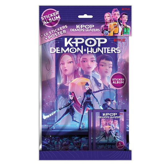 Panini Stickers KPop Demon Hunters Starter Pack Album + 2 Bustine 10 Figurine