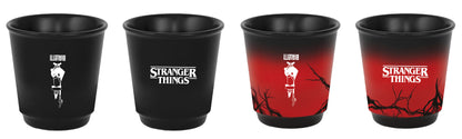 BIALETTI Set 4 Bicchierini Cambia Colore Stranger Things Termosensibili 90ml