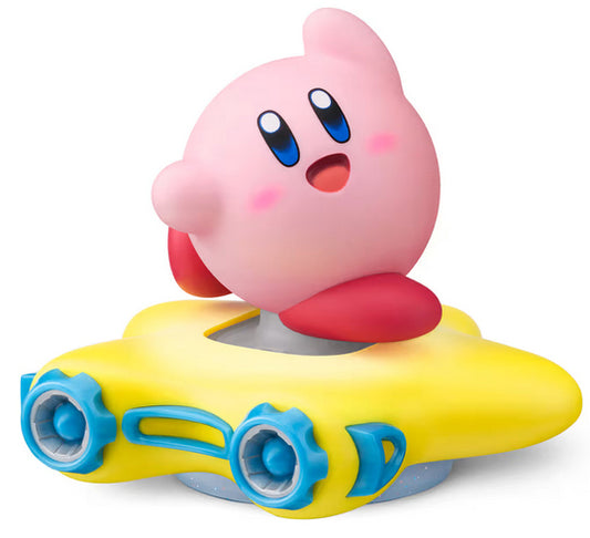 Amiibo Kirby Air Riders Kirby & Warp Star Figure Nintendo Switch Pvc Nuovo