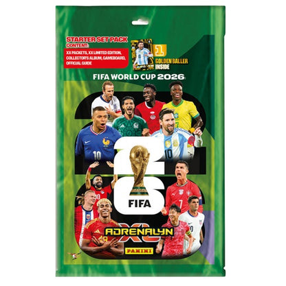 Panini Calciatori Adrenalyn XL Fifa World Cup 2026 - Starter Set Pack + 2 Buste