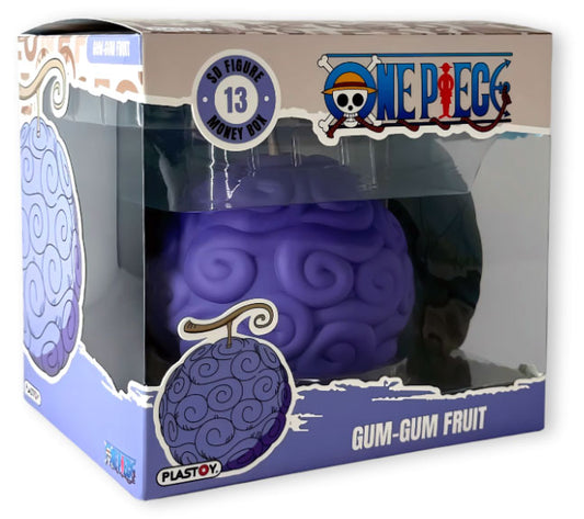 Plastoy Salvadanaio One Piece Gomu Gomu (Frutto Del Demone) Money Bank 12Cm