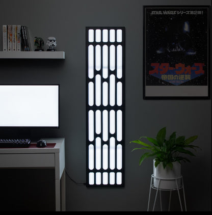 Paladone Pannello Luminoso a Parete Forma di Morte Nera Star Wars The Death Star
