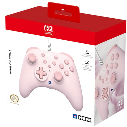 Hori Horipad Turbo (Cozy Rosa) Controller Wired Cablato Nintendo Switch 2 - PC