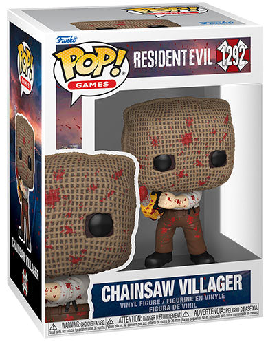 Funko Pop! Games: Resident Evil - (1292) Chainsaw Villager Vinyl Figure 9cm