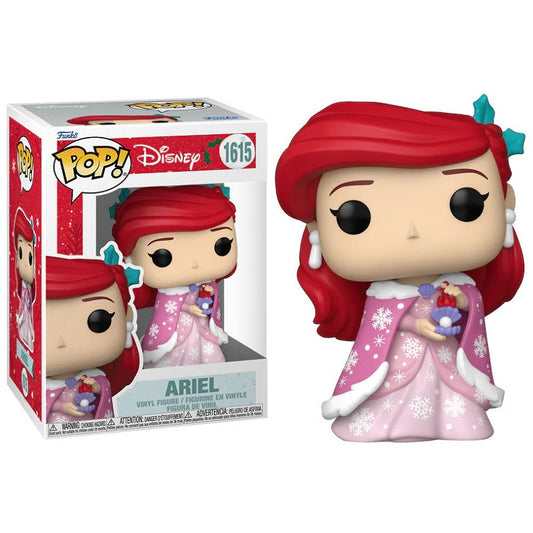 Funko Pop ! Disney Princess - (1615) Holiday Ariel Figure 9cm La Sirenetta