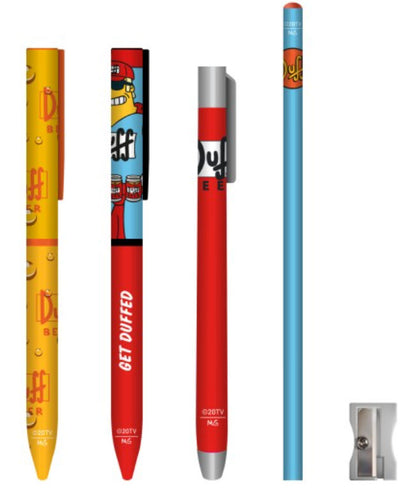 Portapenne The Simpsons Duff Beer + Set Cancelleria Duffman Simpson