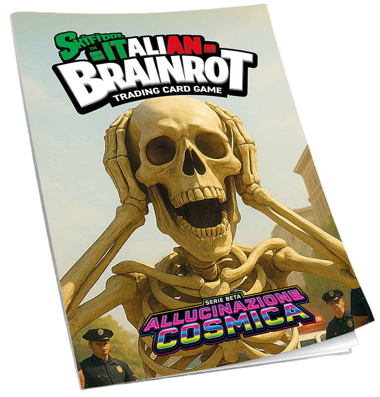 Album Raccoglitore + 3 Buste Skifidol Brainrot Allucinazione Cosmica TCG Ita