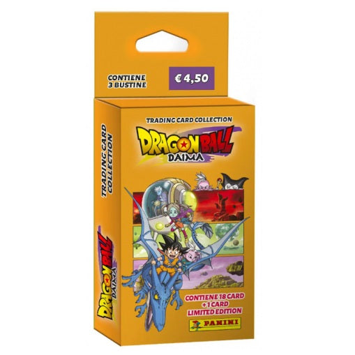 Panini Dragon Ball DAIMA Ecoblister 3 Bustine + 3 Card Limited TCG