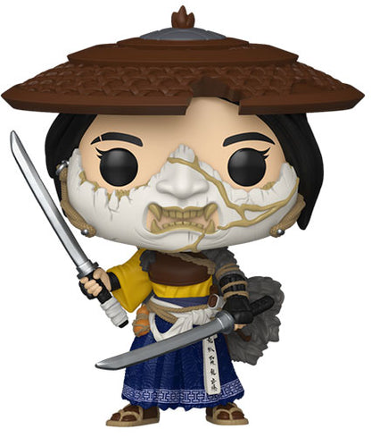 Funko Pop! Games Ghost of Yotei - (1098) Atsu Vinyl Figure Tsushima Ps5 - Vinyl Samurai 9cm