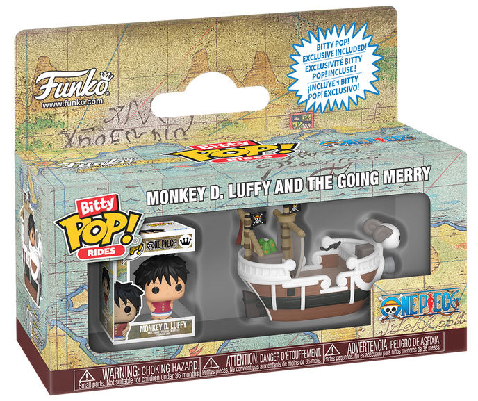 Funko Bitty Pop ! Rides One Piece - Going Merry w/ Monkey D. Luffy Ride