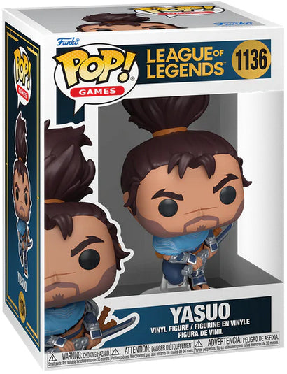 Funko Pop ! Games League Of Legends - (1136) Yasuo Figure Vinyl 9cm