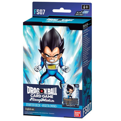Dragon Ball Super Fusion World Starter Deck Fs07 Vegeta Mini Tgc Card Game Eng