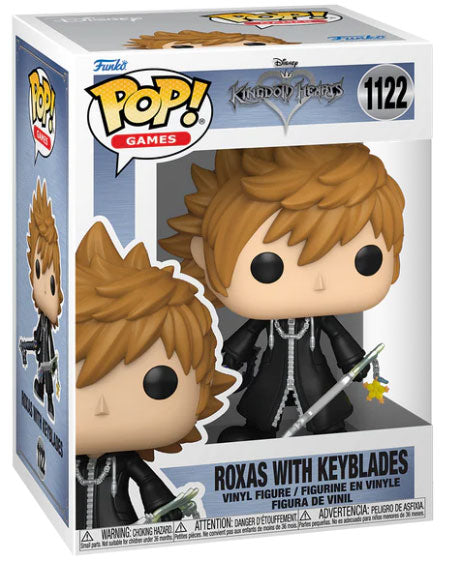 Funko Pop ! Games Disney Kingdom Hearts - (1122) Roxas W/ Keyblades Figure 9cm