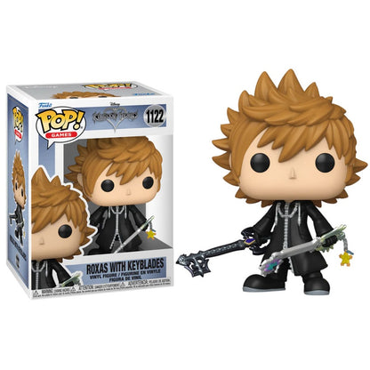 Funko Pop ! Games Disney Kingdom Hearts - (1122) Roxas W/ Keyblades Figure 9cm