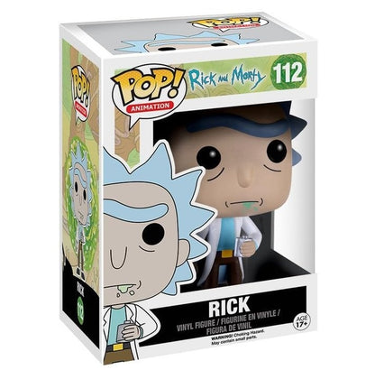 Funko Pop ! Animation Rick And Morty - (112) Rick Bobble Figure 9cm